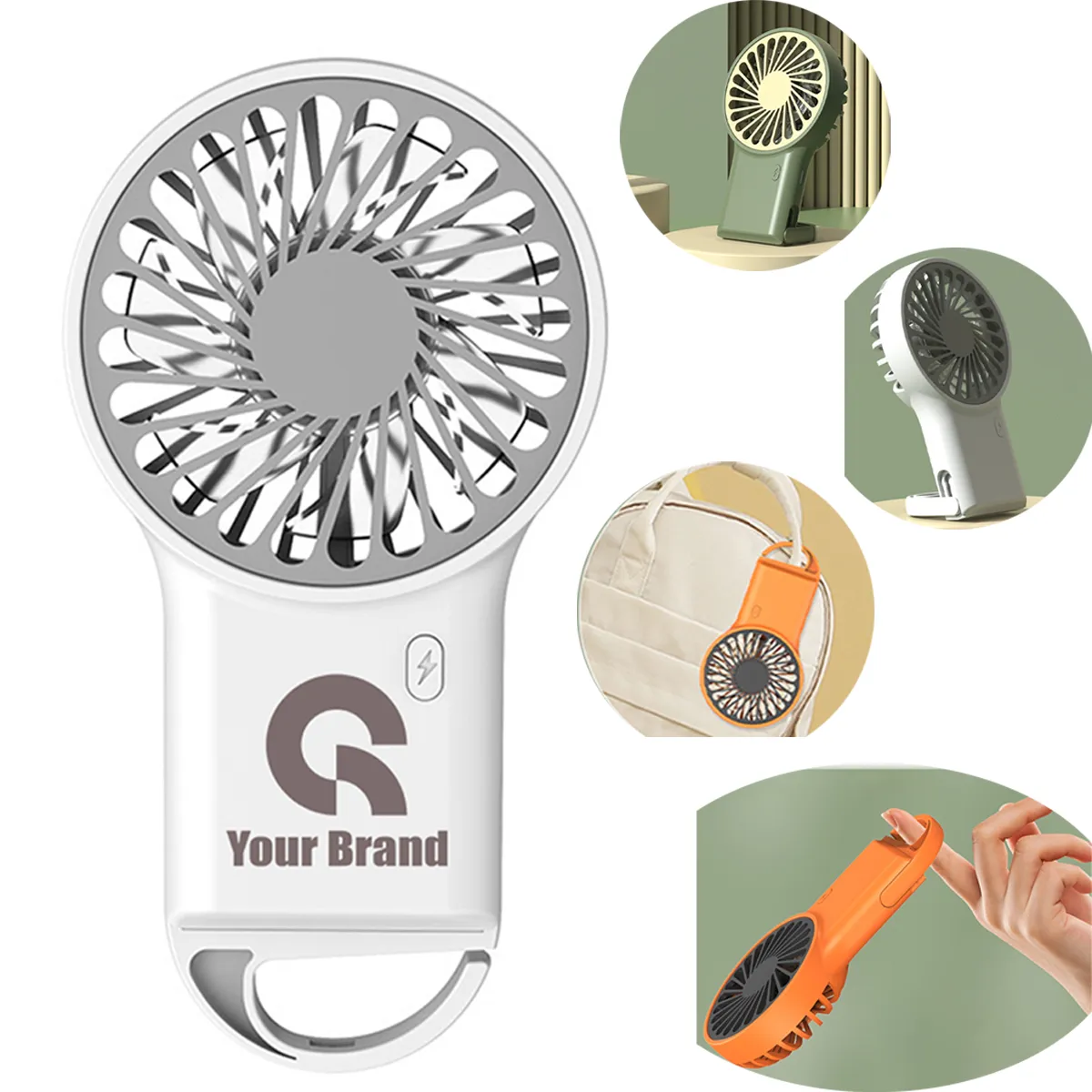 Handheld Mini Desktop Fan Portable Mountaineering Outdoor 7