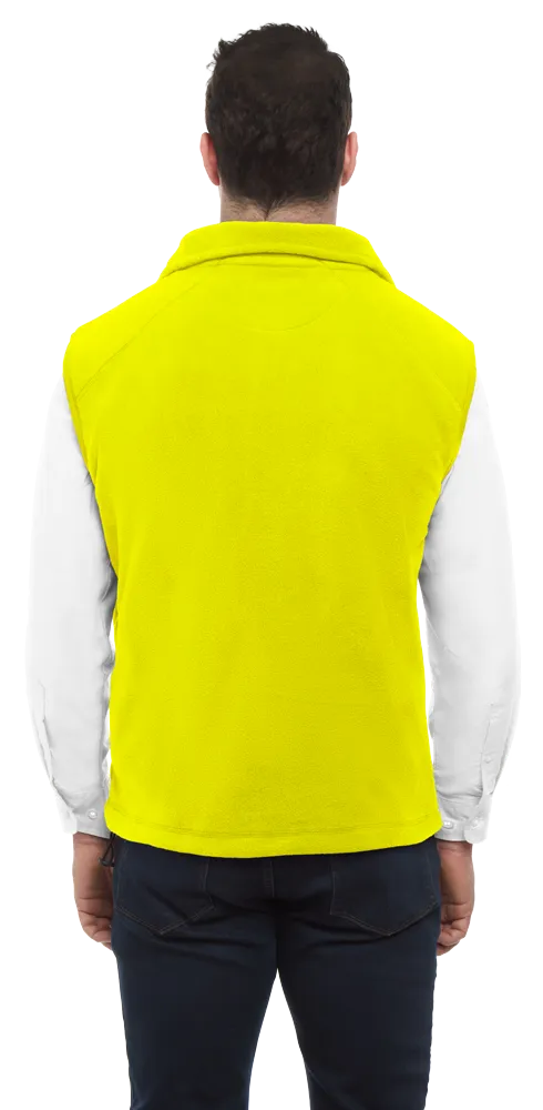 Adult Micro Fleece Zip Front Vest 17