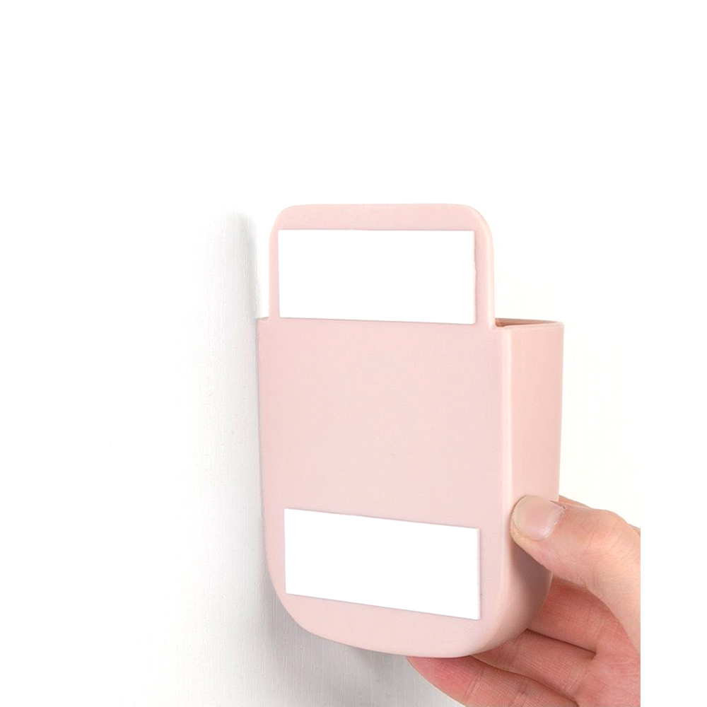 Wall-mounted adhesive remote control storage box 5