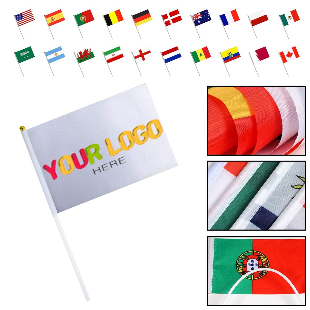 Countries International World Stick Flag 2