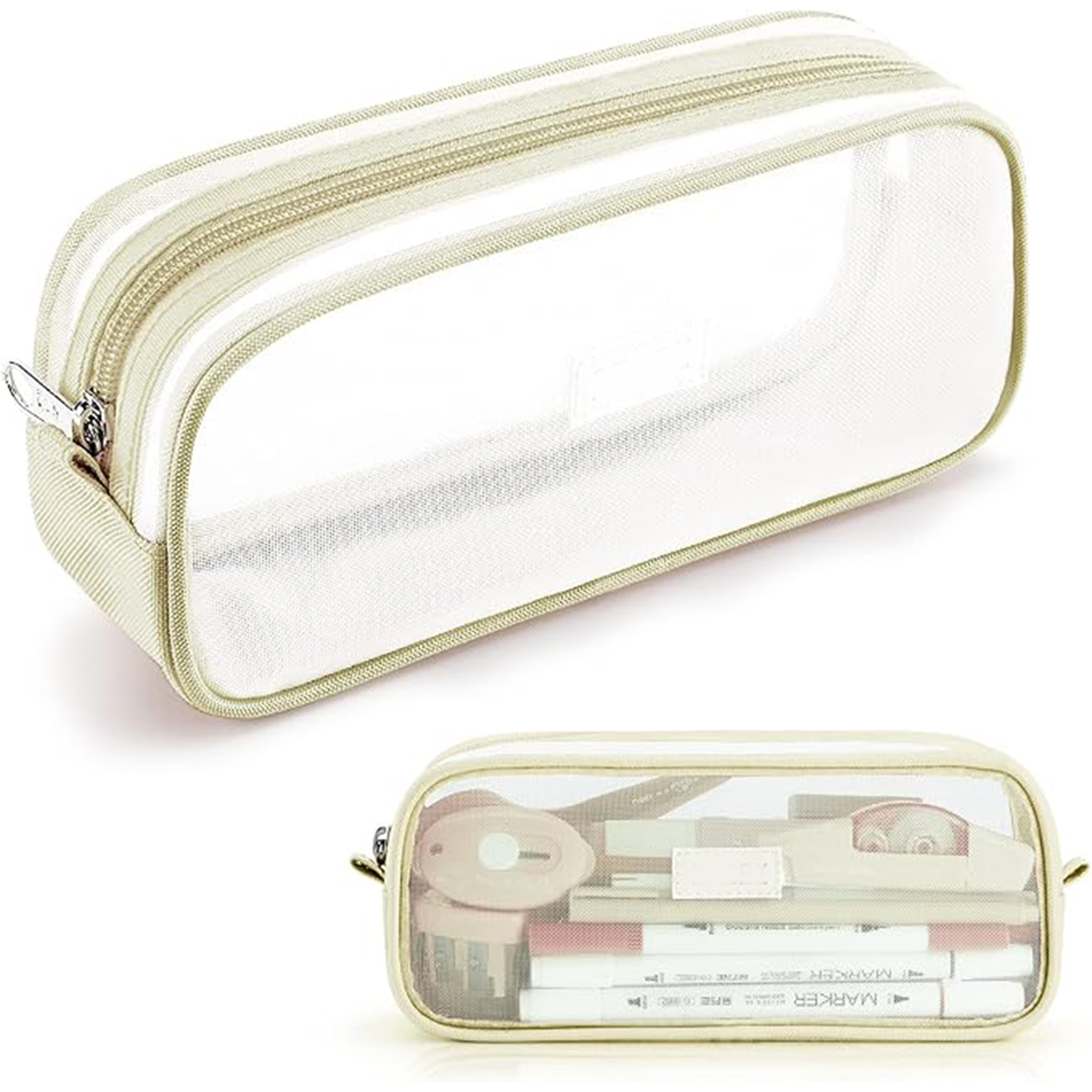Grid Mesh Pencil Case 3