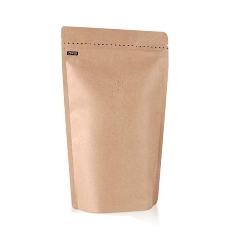 Kraft Stand-up Zipper Coffee Pouch 3