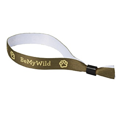 Single Color Screen Print Satin Wristband 2