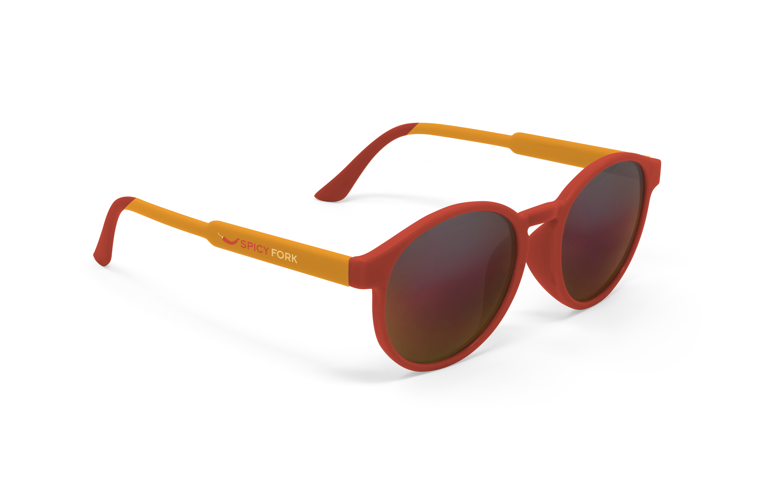 Pantone Matched Retro Round Sunglasses