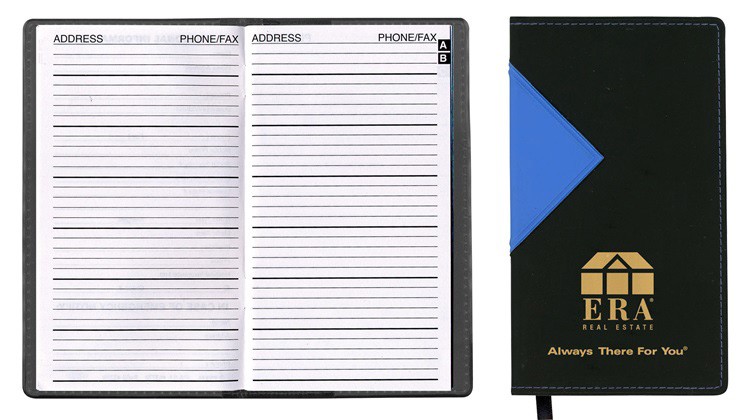 Keystone Series Soft Cover 2 Tone Vinyl Address Book 2
