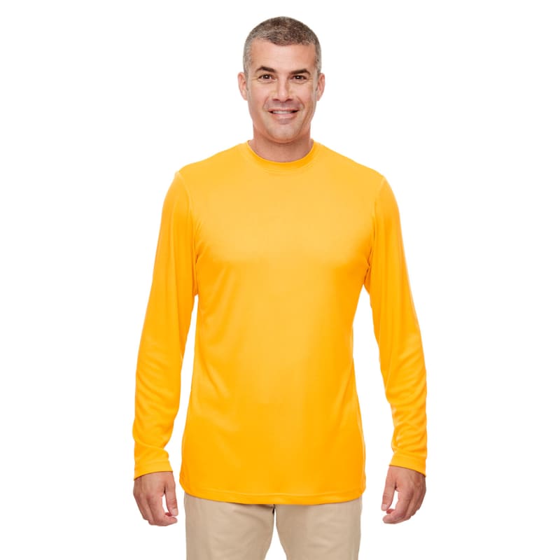 UltraClub Men's Cool & Dry Performance Long-Sleeve Top 2