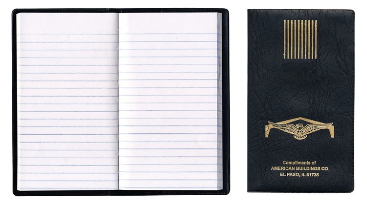 Executive Vinyl Cover Tally Book 5