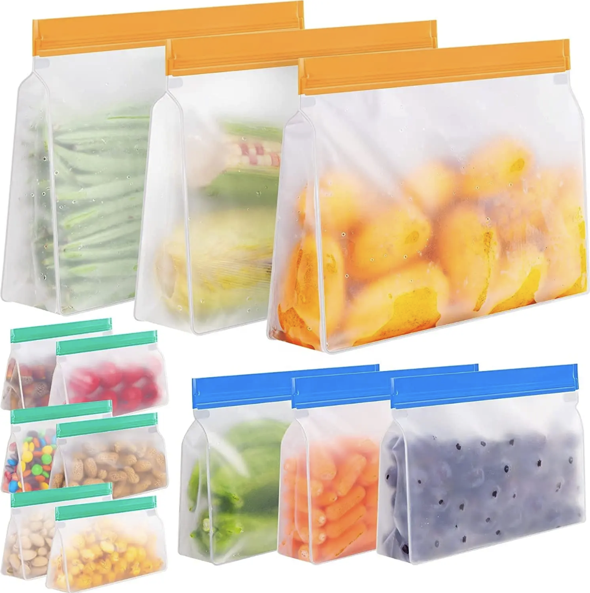 Reusable Food Storage Stand Bag 6