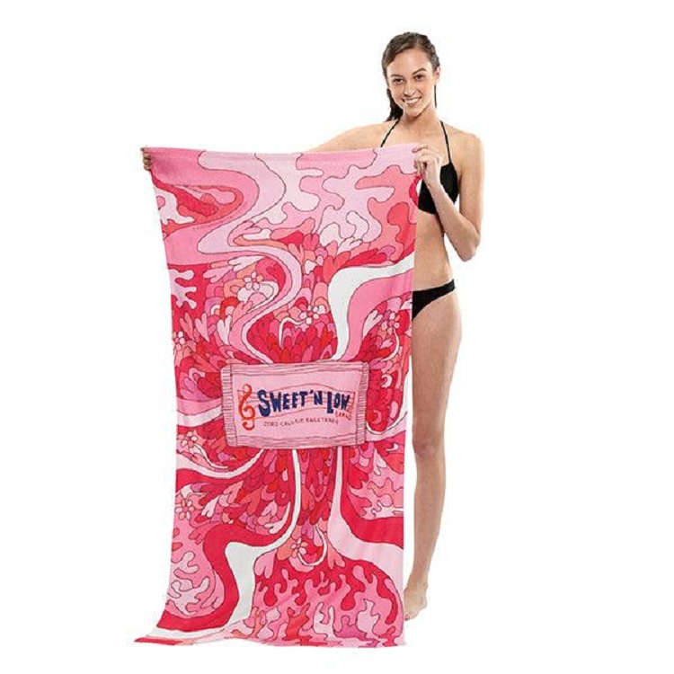 Sublimated Beach Fleece Blanket - 50" x 60" 2