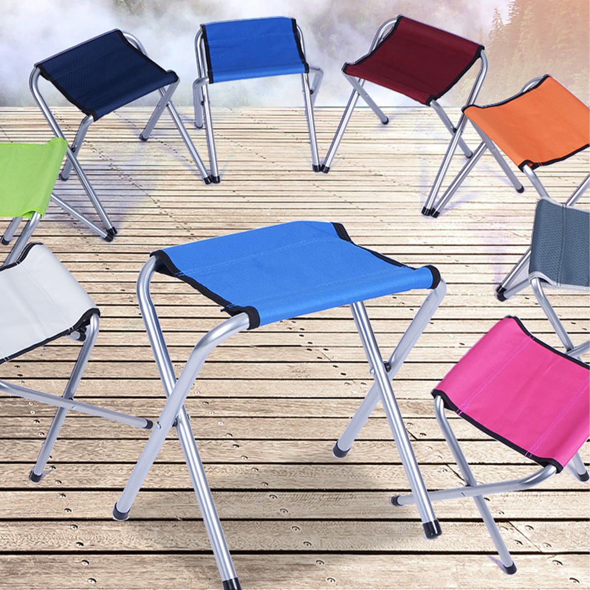 Multipurpose Portable Lightweight Folding Camping Stool 4