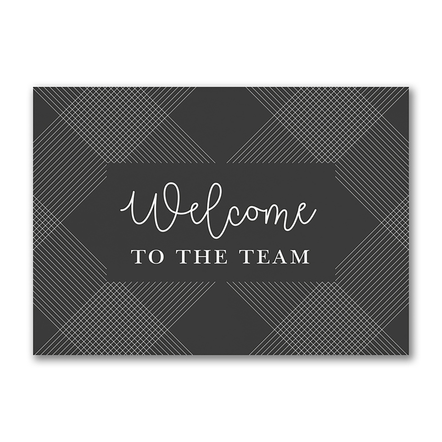 Geometric Welcome Card 1