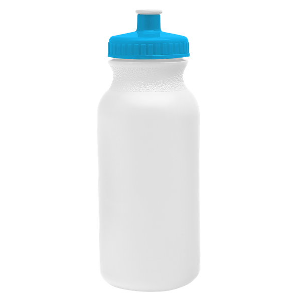 Circuit 20oz Bike Bottle - White w/Push-Pull Lid 16