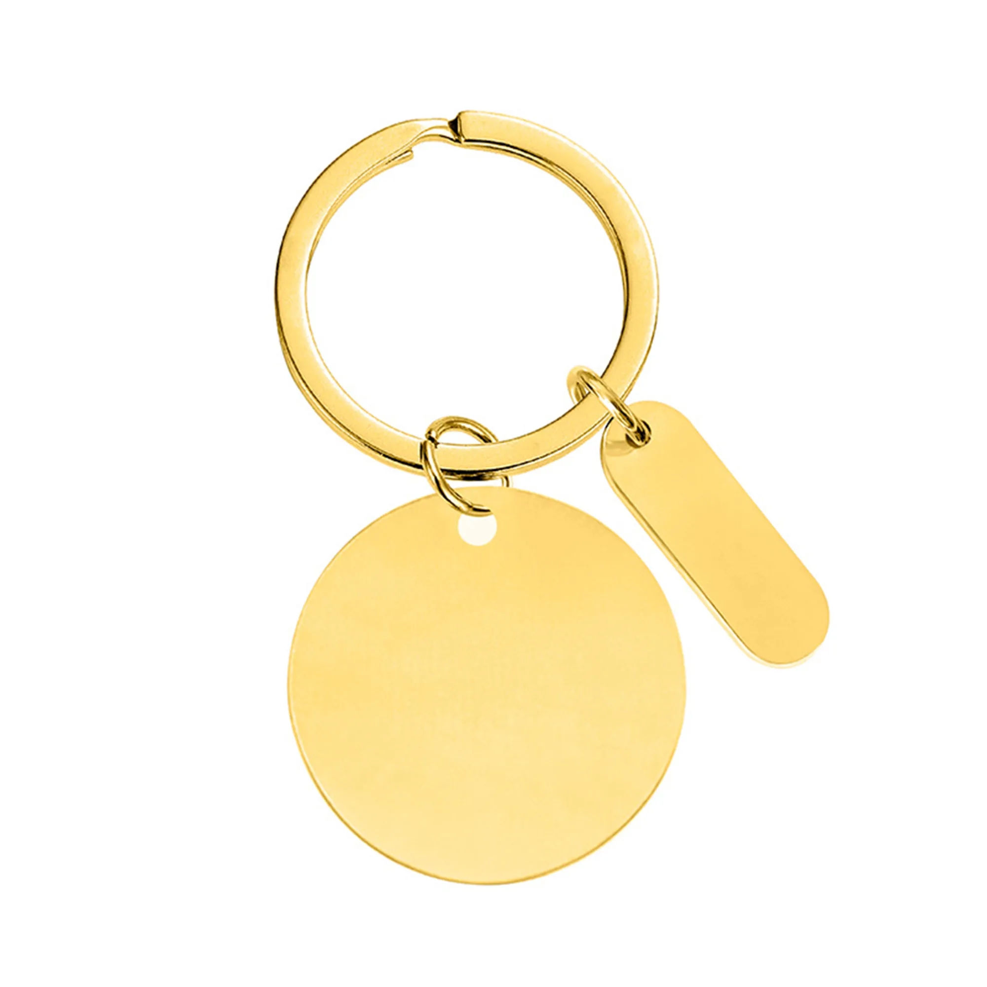 Custom Round Metal Keychain With Logo For Gifts 2