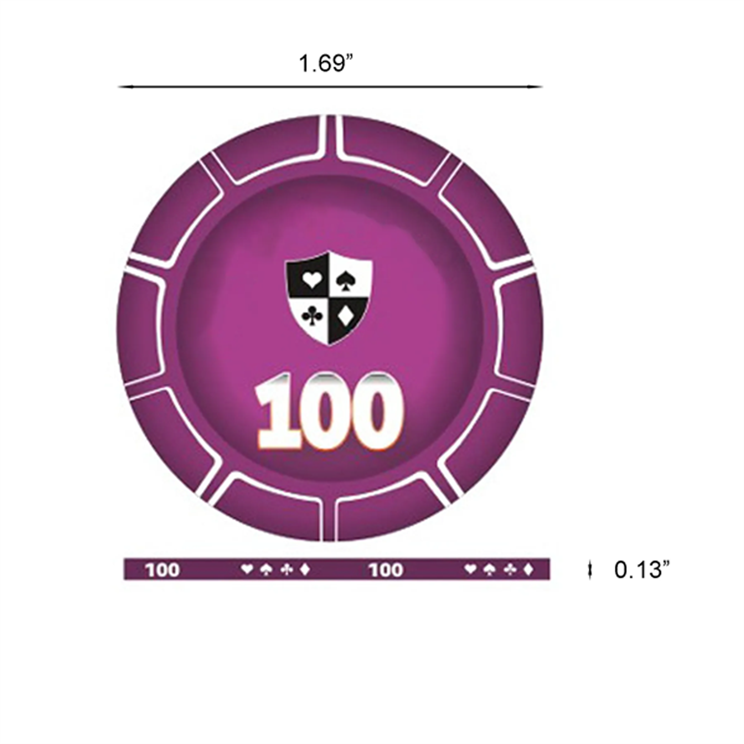 Ceramic Poker Chip 3