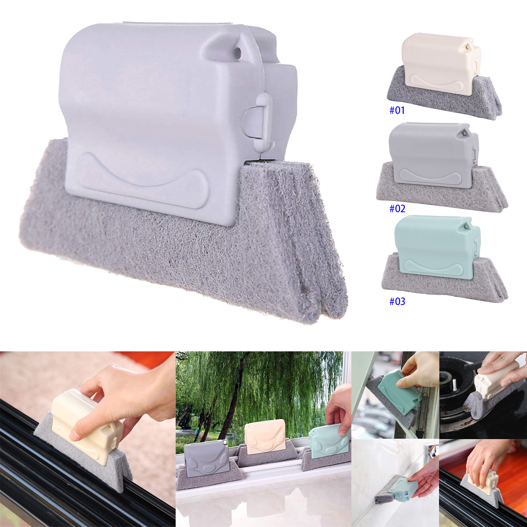 Window Groove Cleaning Brush 2