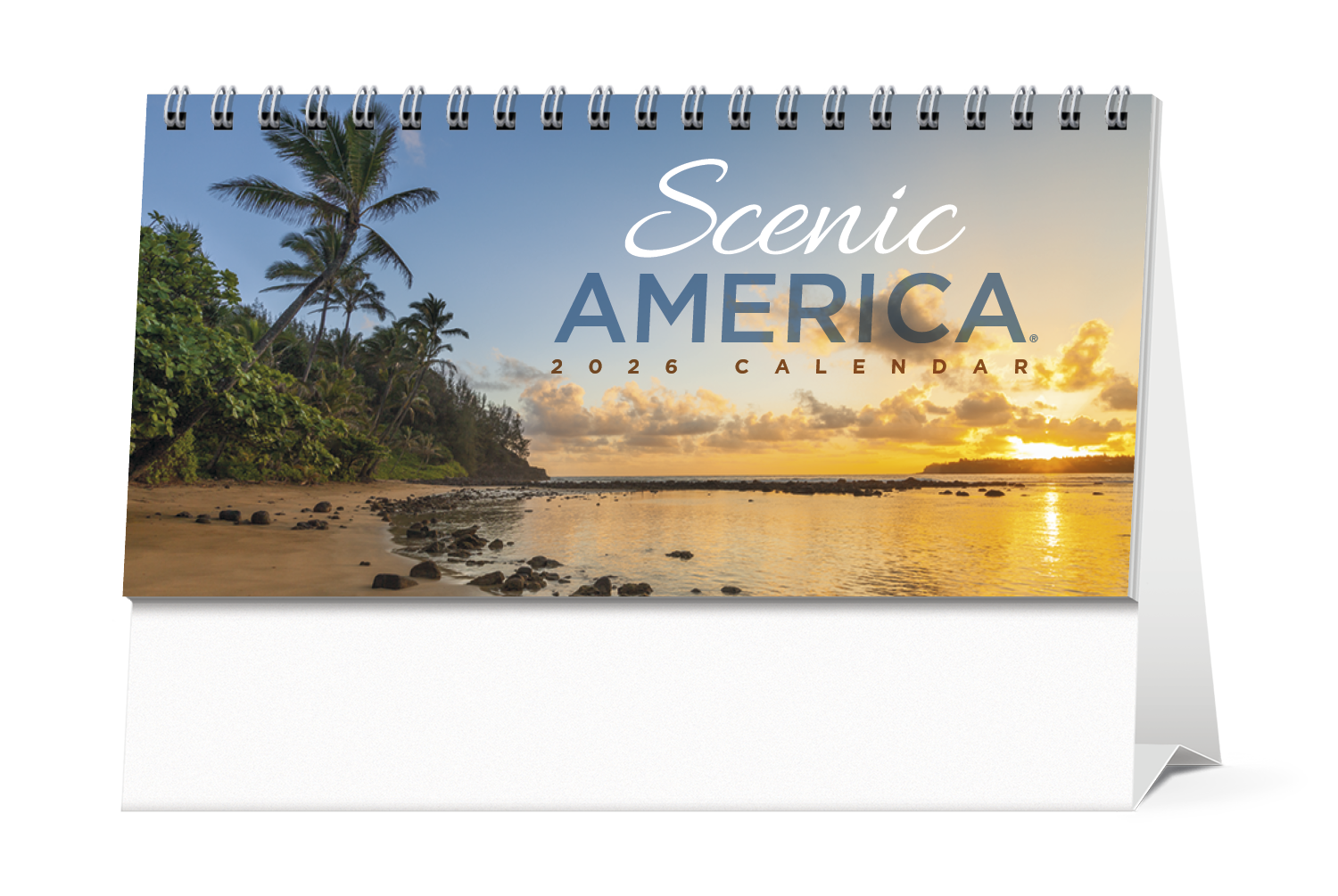 HotLine® Products Scenic America® Desk Tent Calendar 11