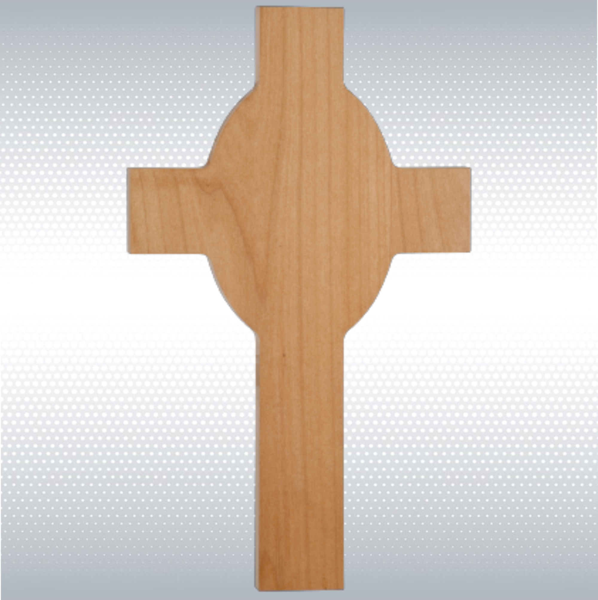 Red Alder Cross (13 5/8" x 8") 6