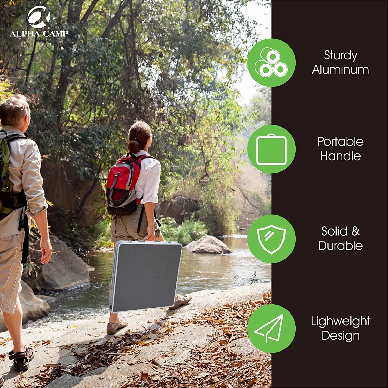 Ultralight Aluminum Portable Folding Utility Table 4