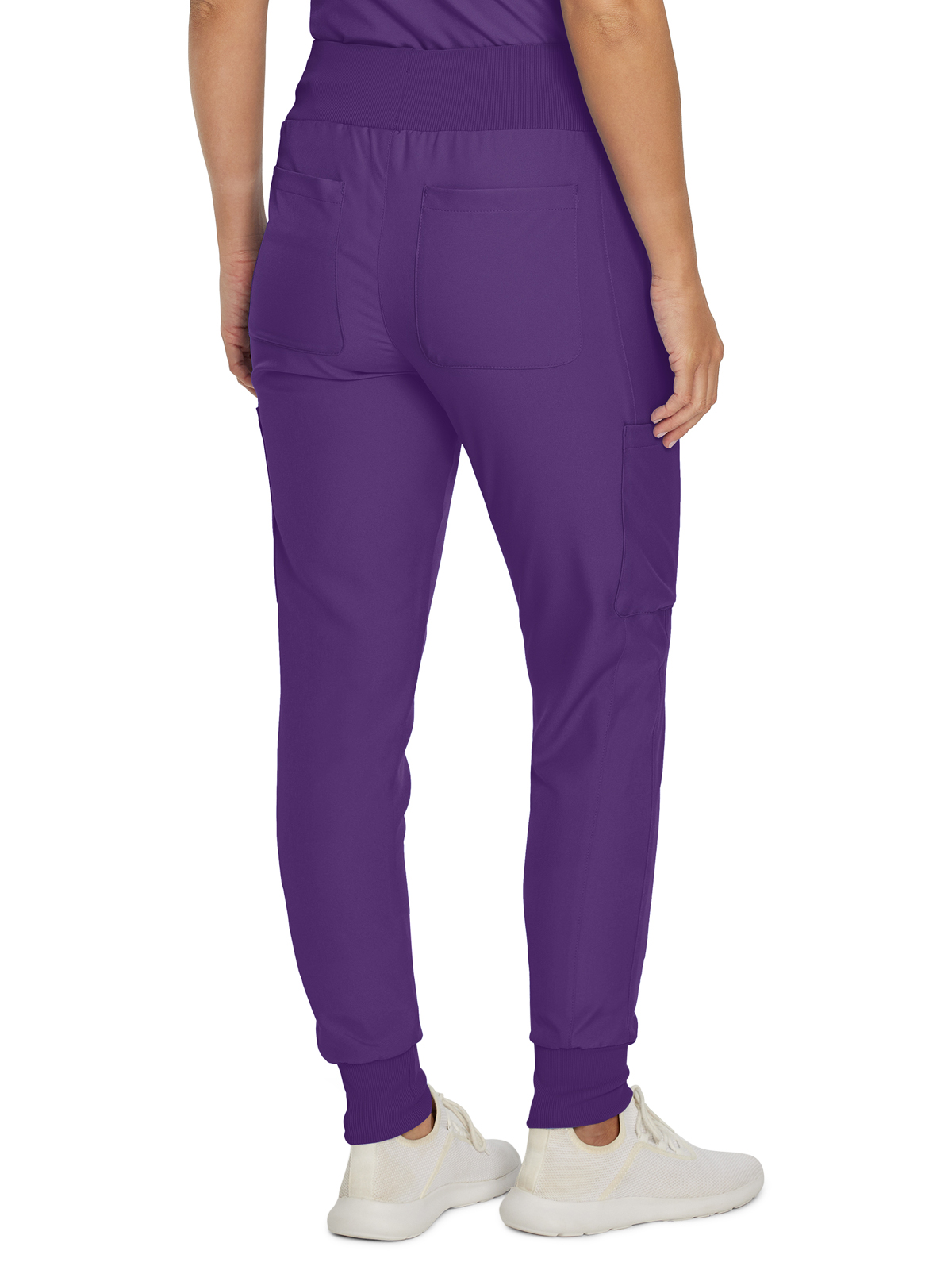 Landau - Forward - Women's Seven-Pocket Mid-Rise Rib-Knit Elastic Waist Jogger Pant 40