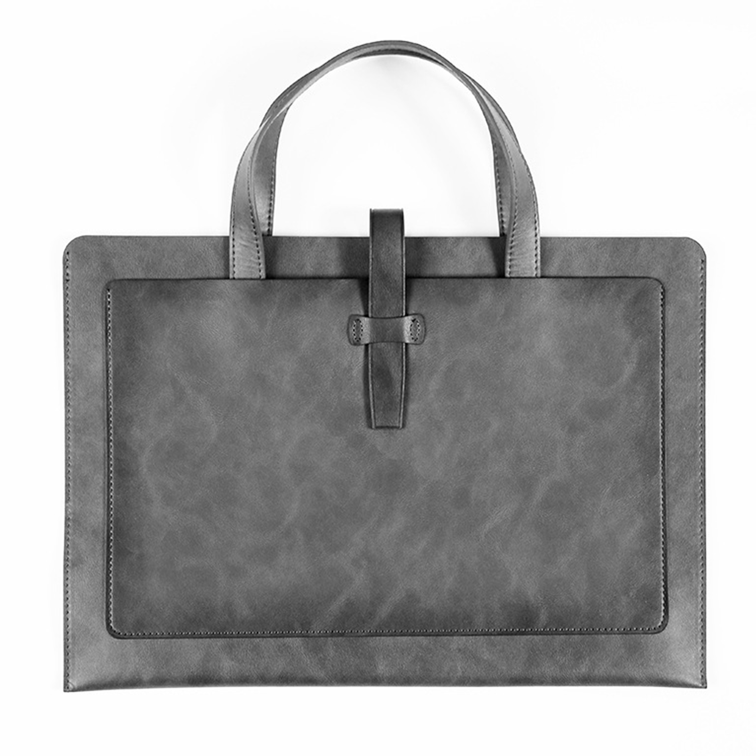 Portable PU Leather Buckle Briefcase 3