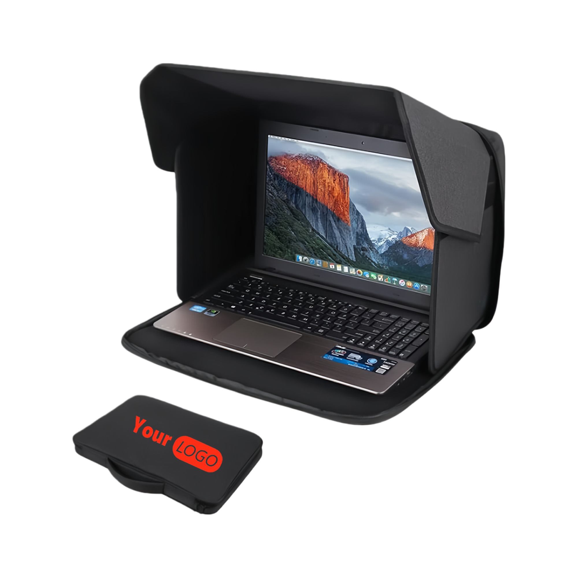 Foldable Outdoor Laptop Sunshade Made Of Polyester 1