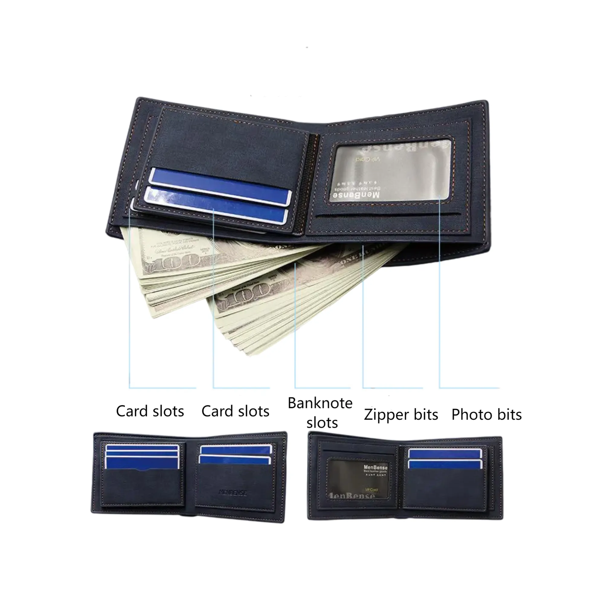 Classic Matte Finish Men's Wallet 3