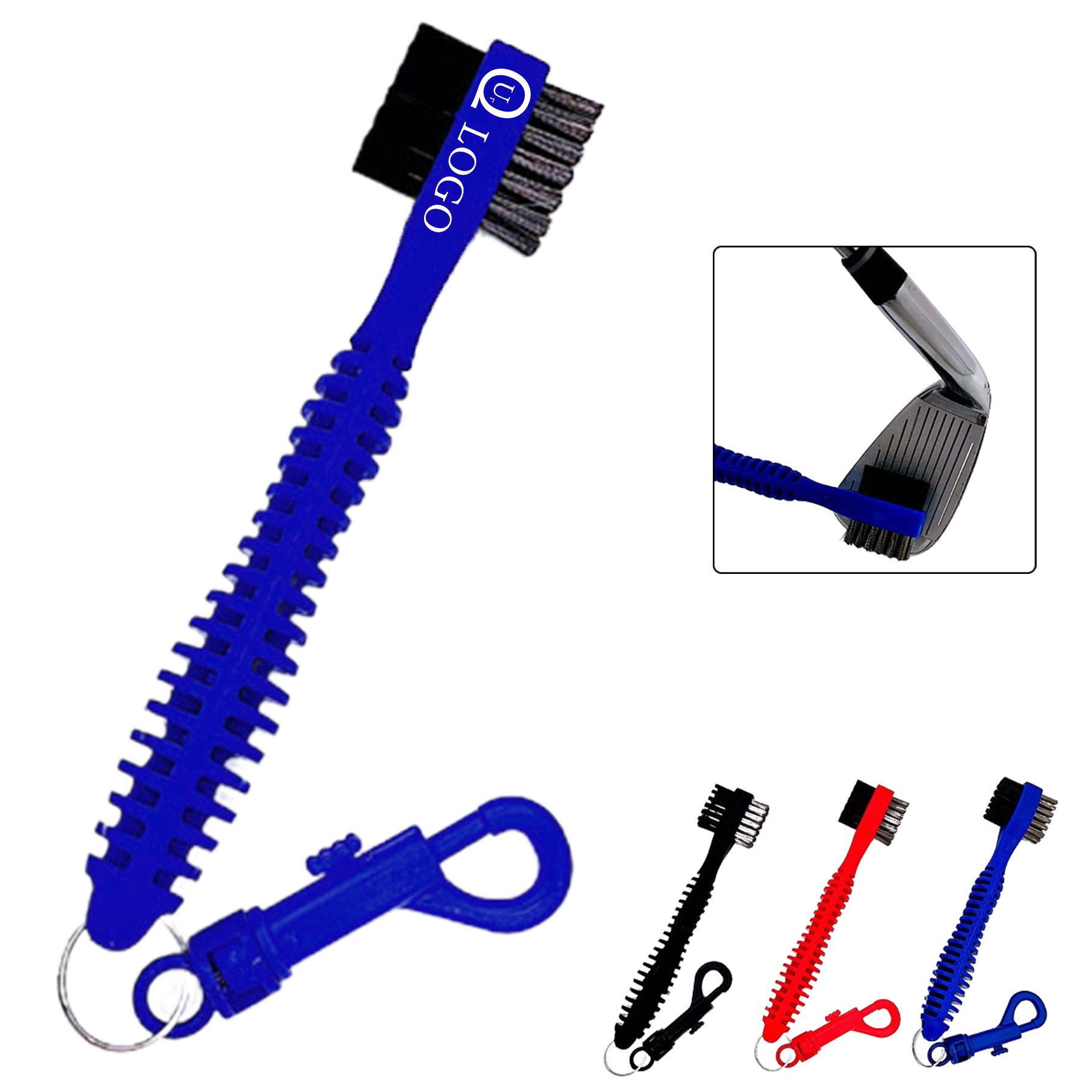 Double-Faced Multi-Functional Golf Club Cleaner