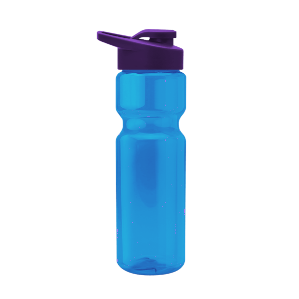 Blazer 28oz Transparent Bike Bottle w/Drink-thru Lid 985