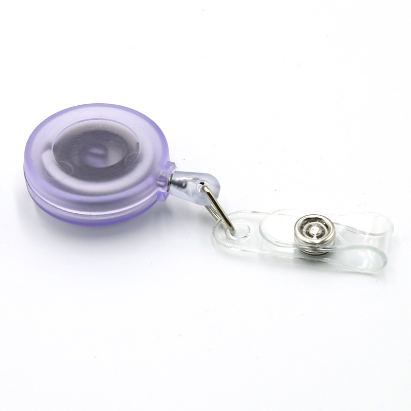 Transparent Badge Reel with Back Clip 3