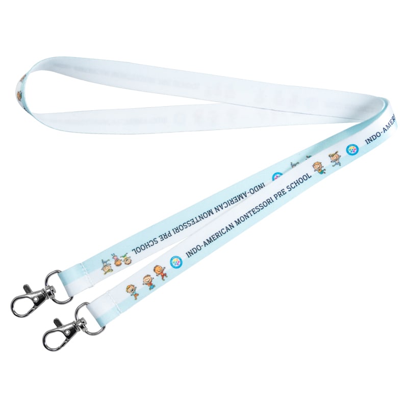 Open Ended Double Clip Full Color Lanyards 17