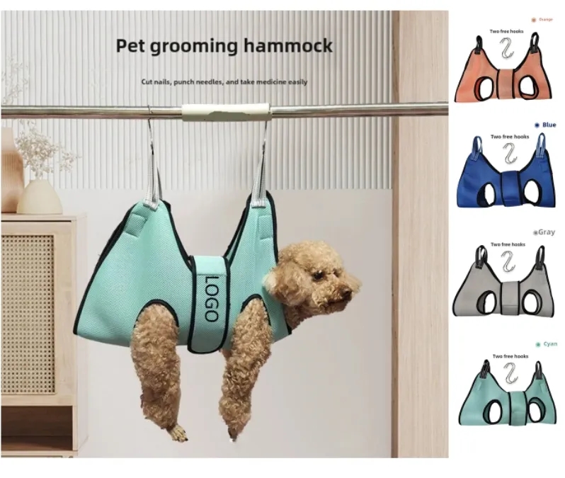 Adjustable Pet Grooming Hammock Harness 5