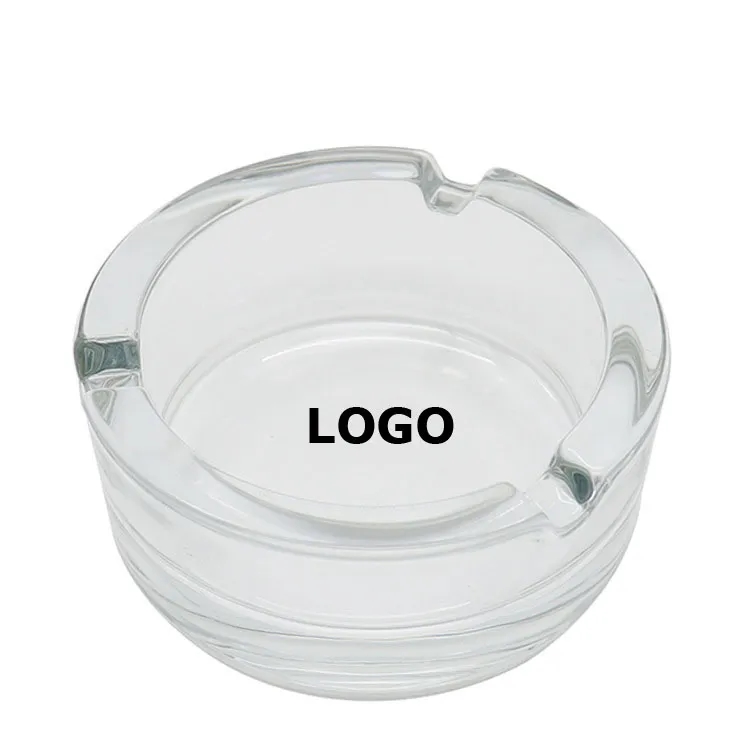 3.5'' Round Glass Ashtray 3