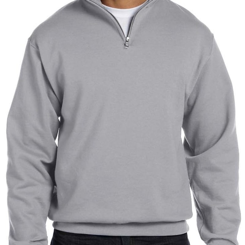 Jerzees 8 Oz., 50/50 NuBlend® Quarter-Zip Cadet Collar Sweat 1
