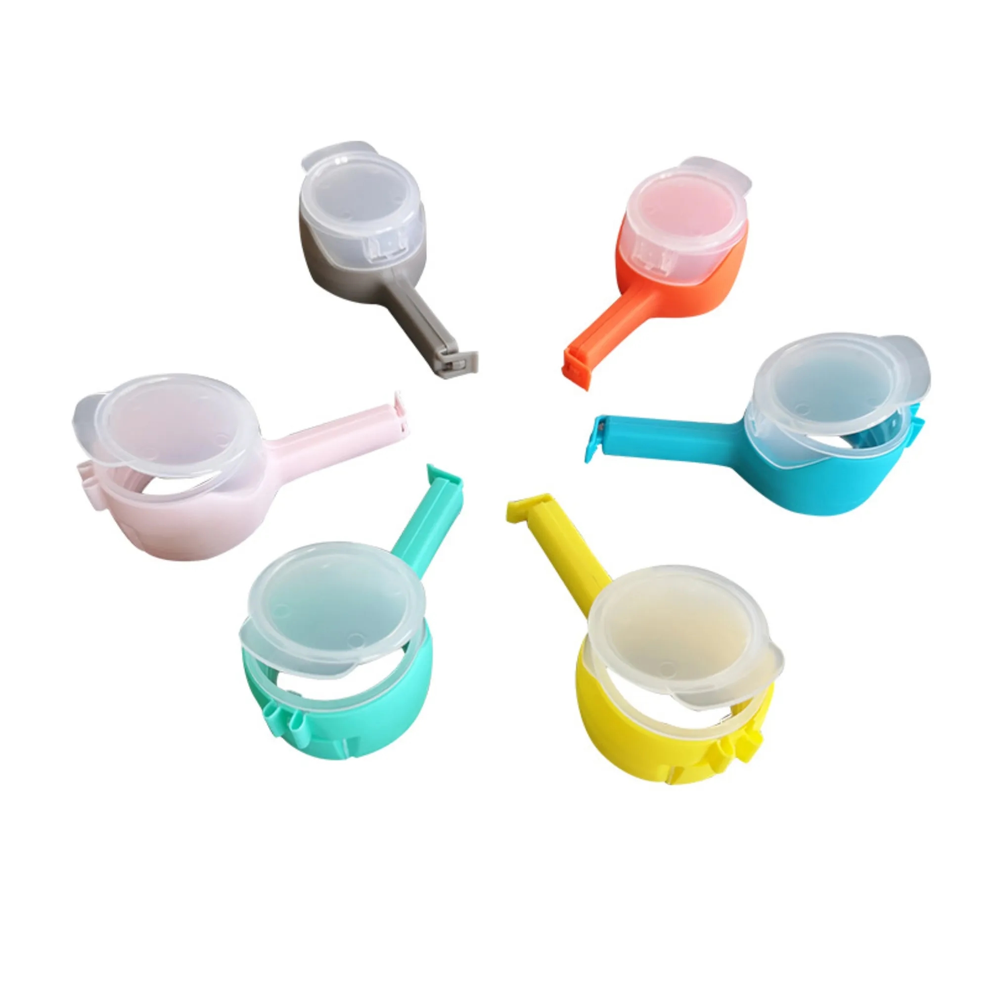 Portable Food Sealing Clips With Pouring Spouts 9