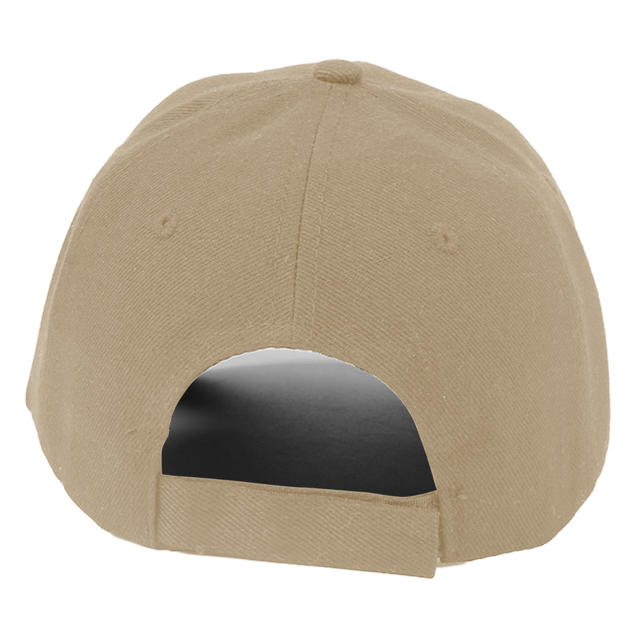 Stock Solid Color Polyester 6-Panel Cap 34