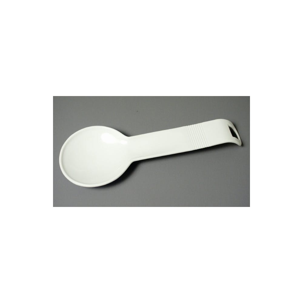 Spoon Rests - White Plastic 11.75" 2