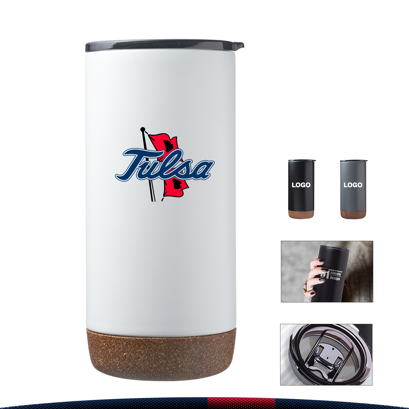 16 oz. Wuey Cork Bottom Tumblers 4