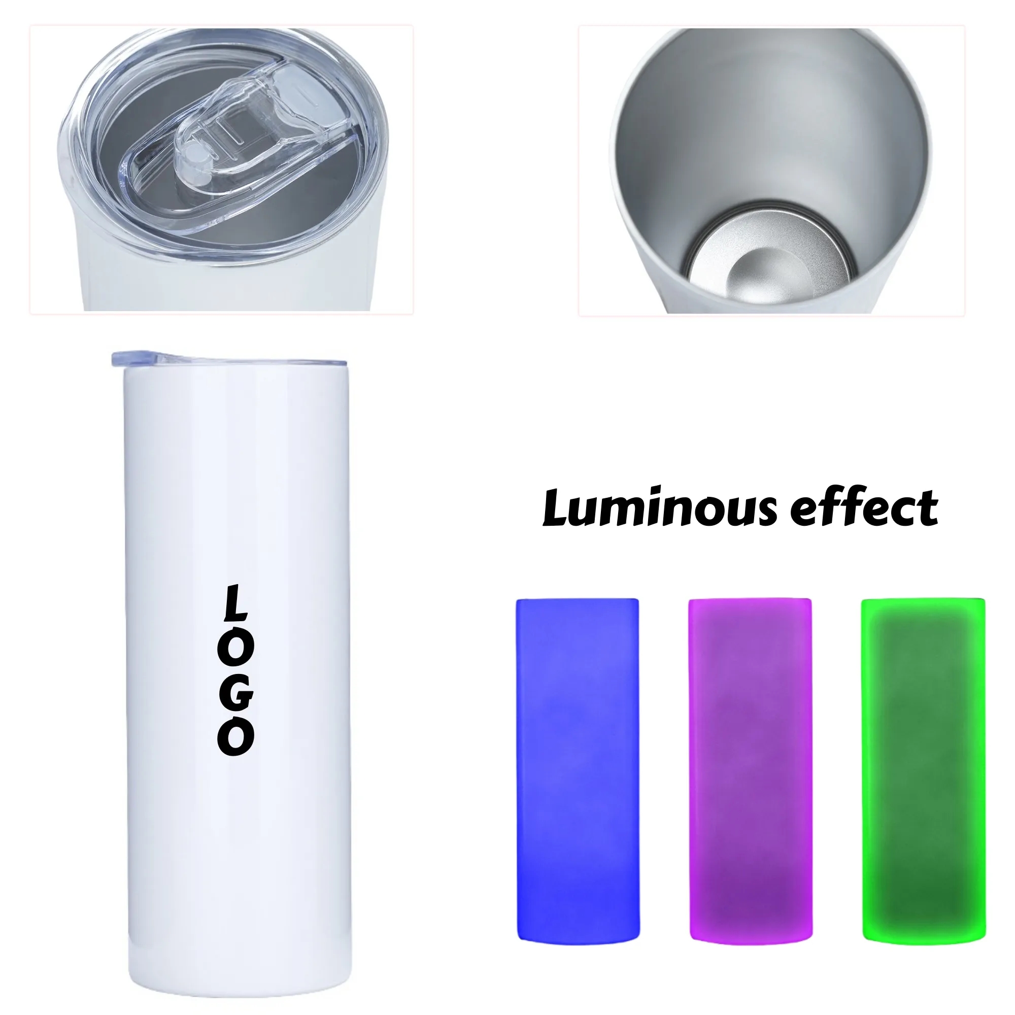 20oz Stainless Glow Tumbler Insulated Cup