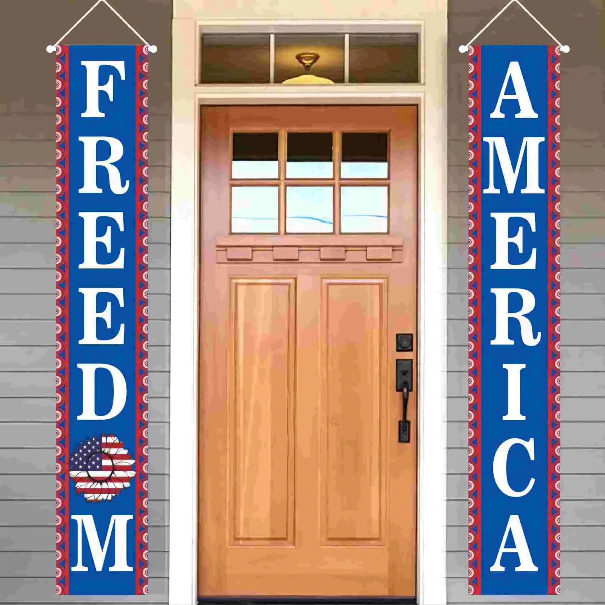 July 4th Independence Day Hanging Banners
