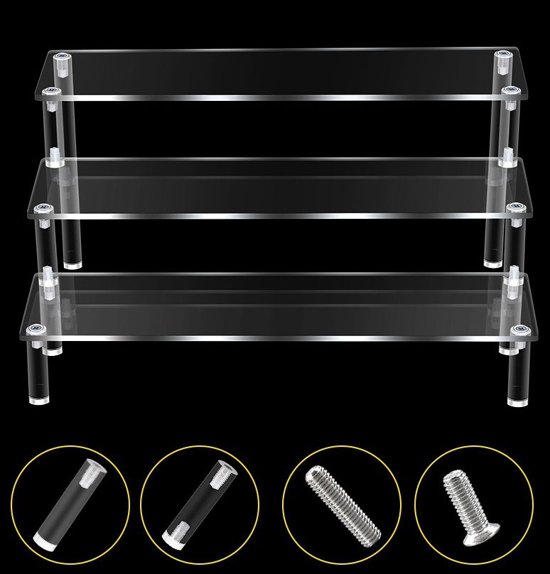 3 Tier Acrylic Display Risers 4