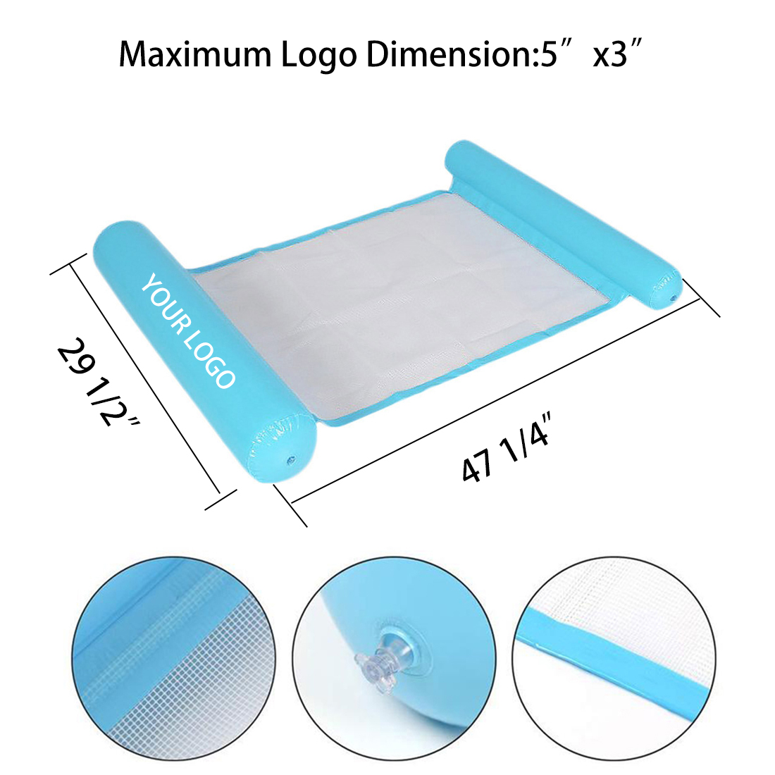 Floating Inflatable Water Hammock 4
