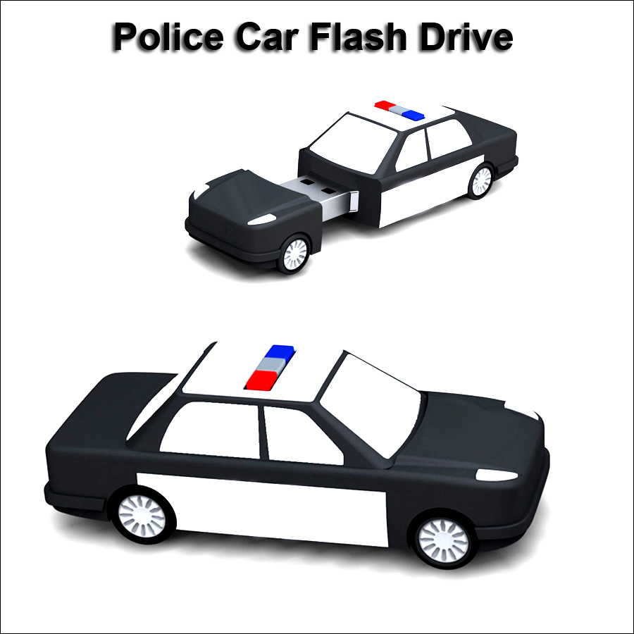 Police Car Flash Drive / USB - 256MB