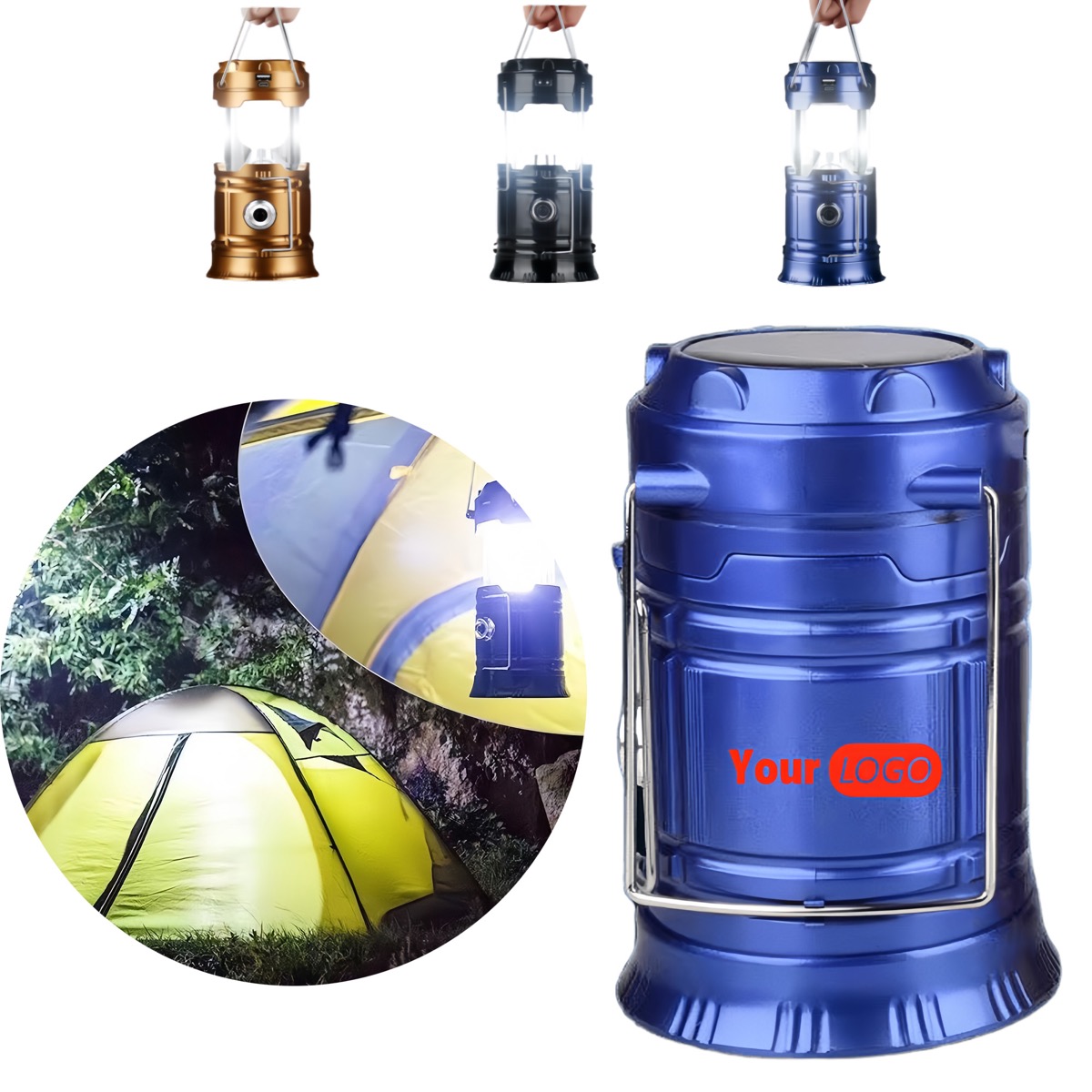 Outdoor Camping Solar Charging Dual-use Portable Lamp 3