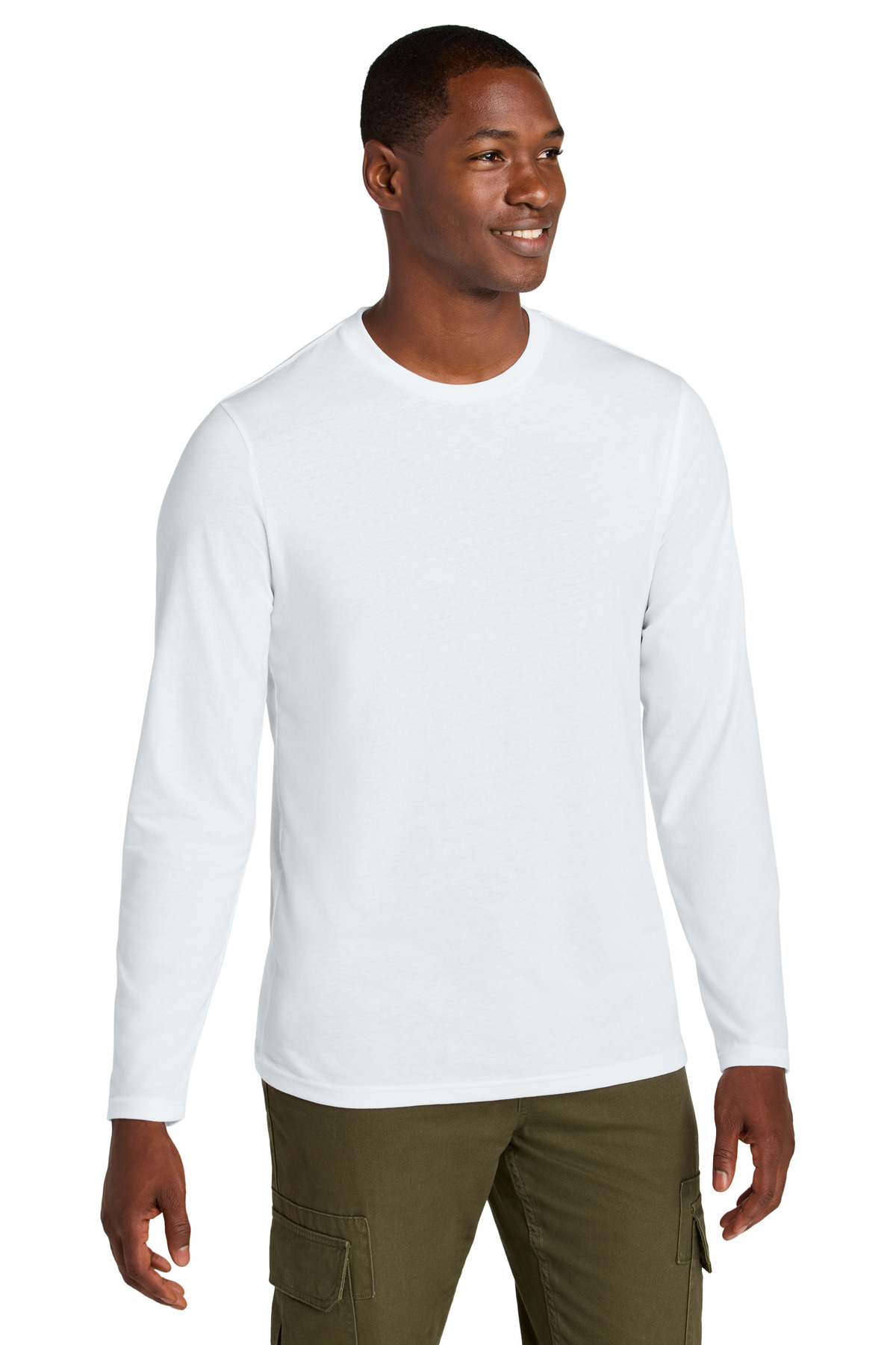 District Perfect Weight CVC Long Sleeve Tee DT185 25