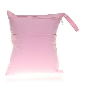 Wet Dry Bags with Two Zippered Pockets for Baby Diapers 22