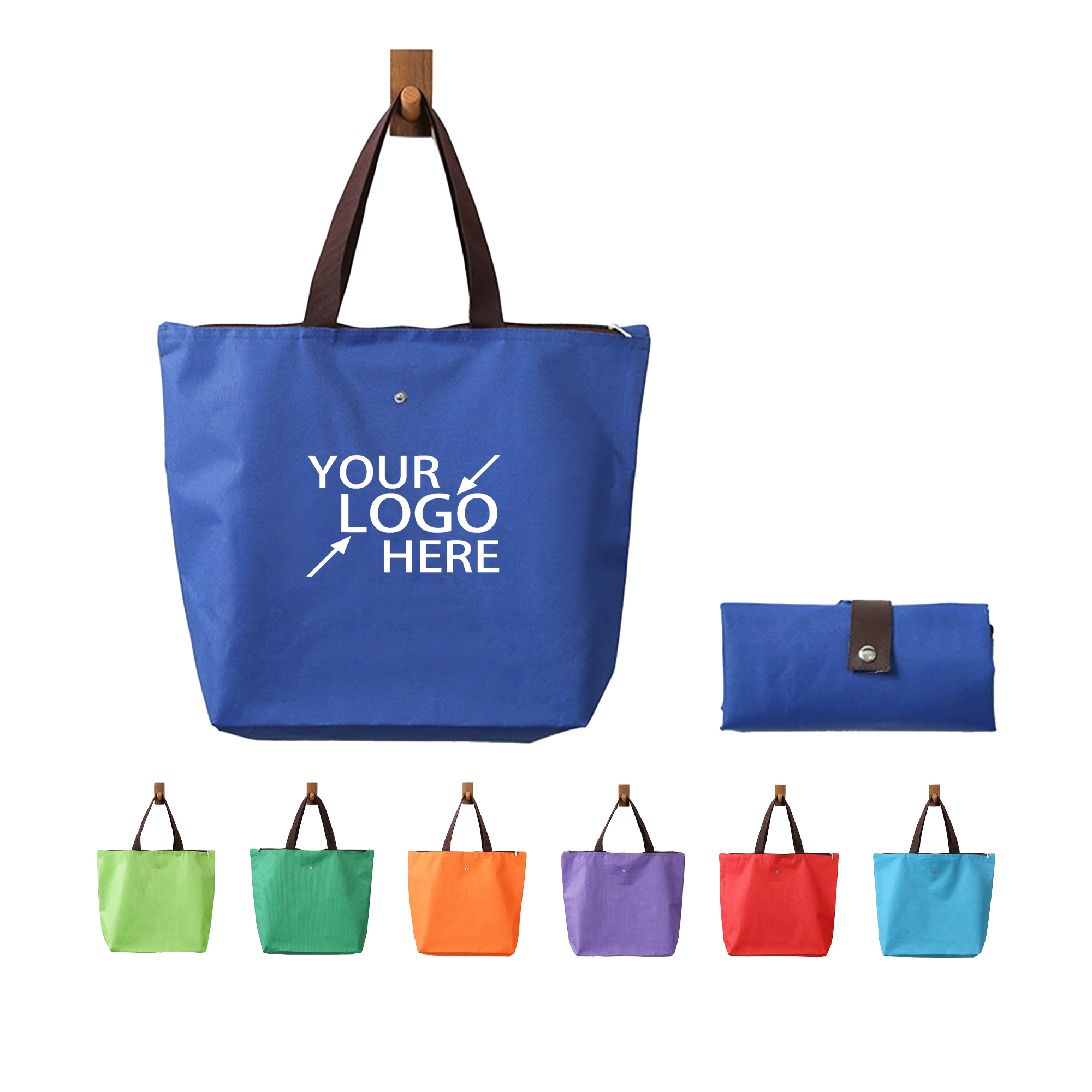 Practical Foldable Oxford Cloth Handbag for Shopping 1