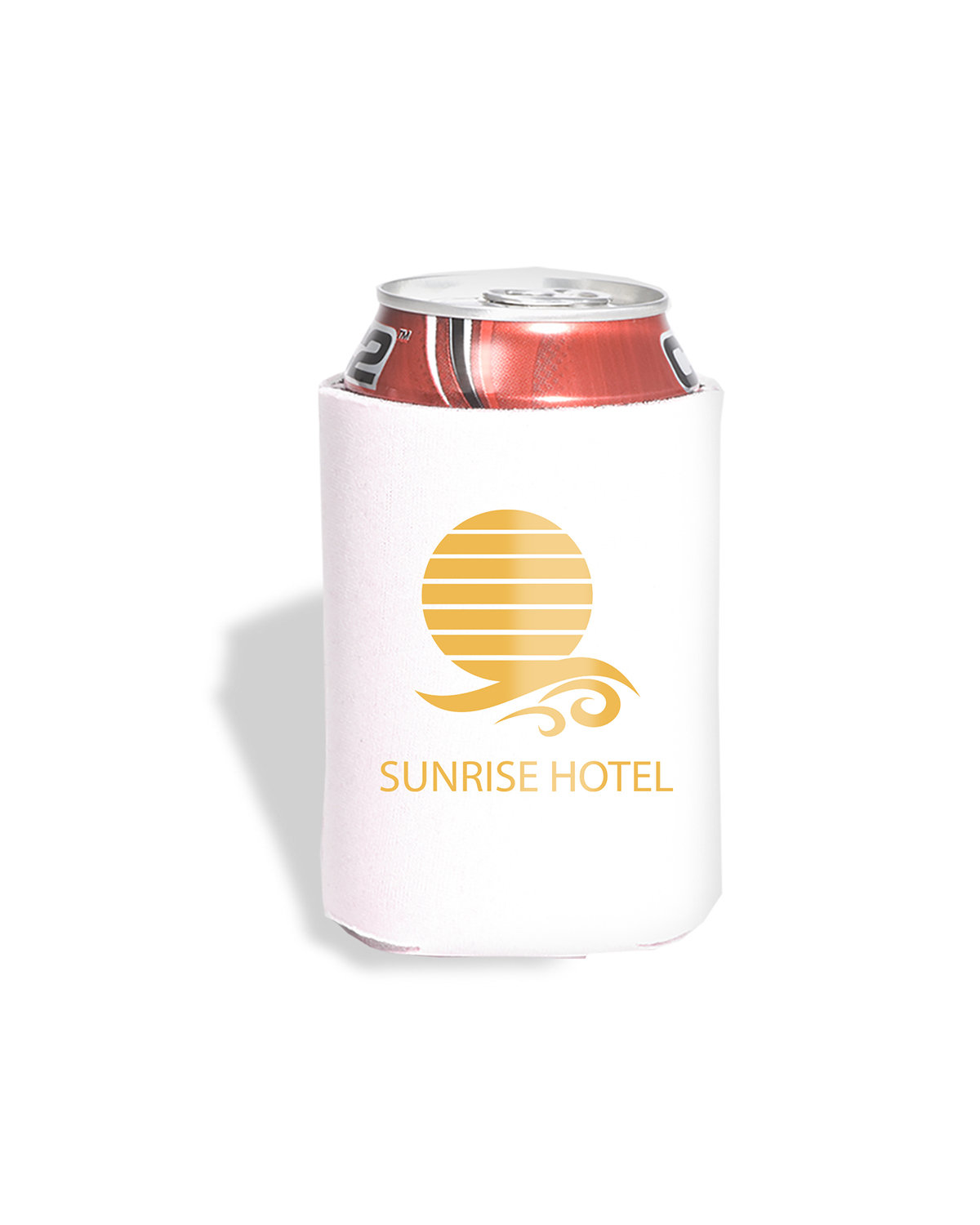 Collapsible Insulated Can Cooler Sleeve, custom koozie with logo imprint 3