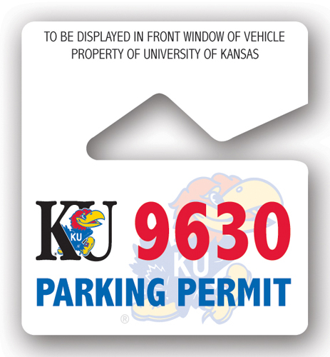 USA Made Parking Permit | Rear View Mirror Hanger - Rectangle (2.75"x3")