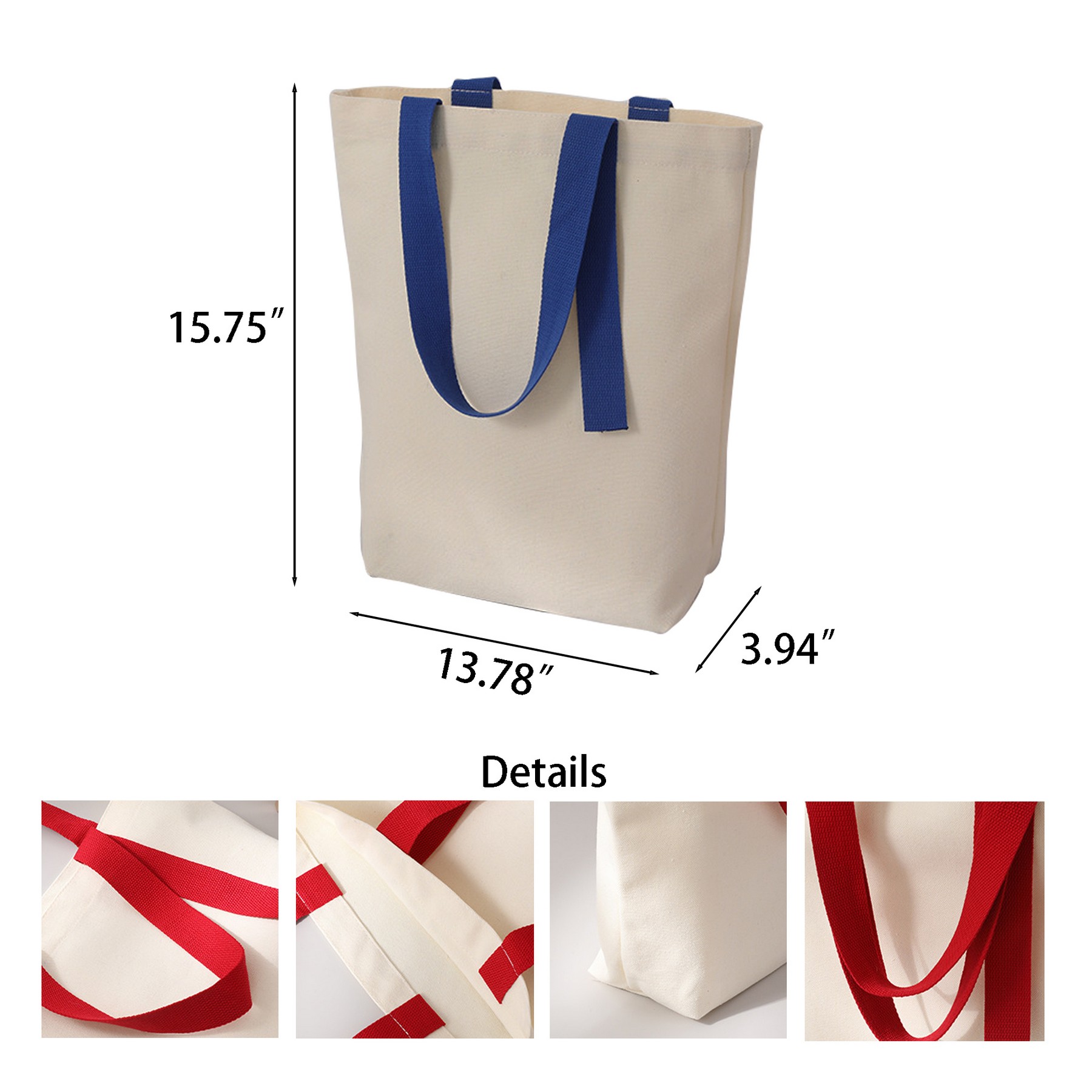 Ribbon Style Canvas Bag 2