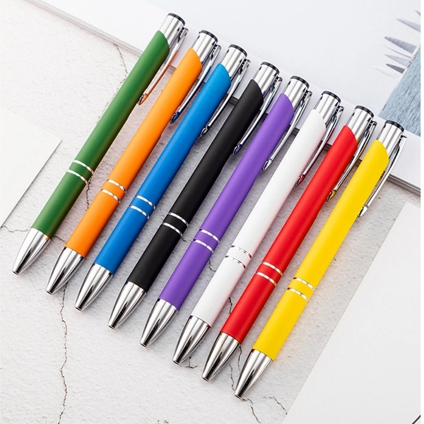 Promotional Softy Rubber Gel Paragon Metal Pen 5